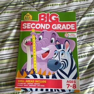 Big second grade workbook in excellent condition